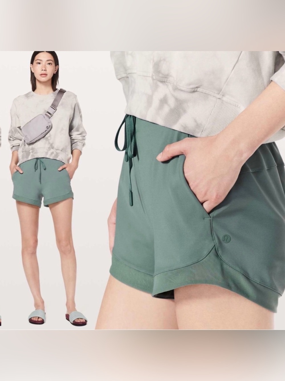 Lululemon Sunsetting Short 3"
Juniper Green Size 2